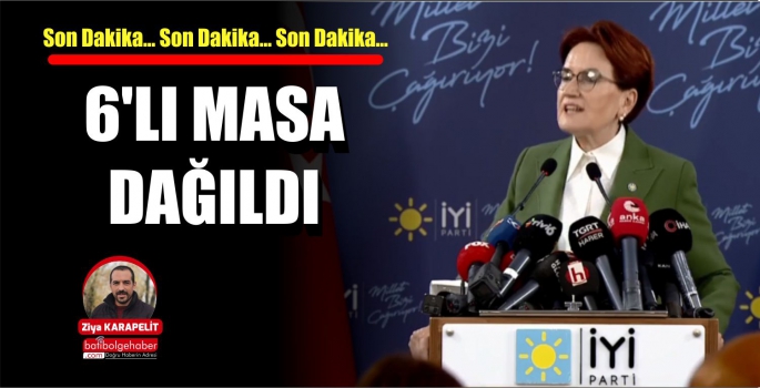 6'LI MASA DAĞILDI