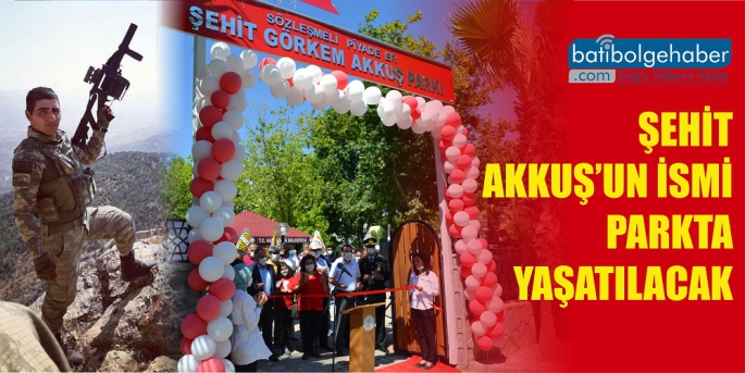 Aydın’da şehit Akkuş’un ismi parkta yaşayacak