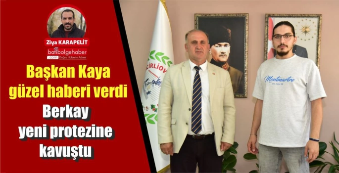 Başkan Kaya güzel haberi verdi 