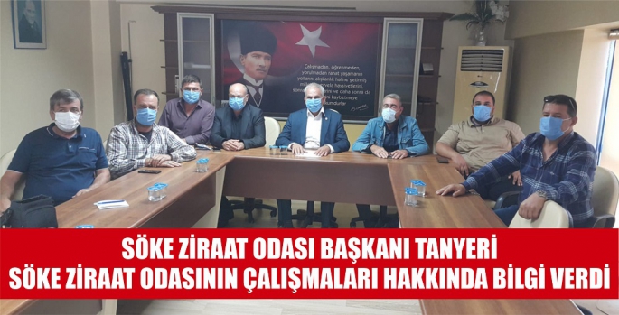 BAŞKAN TANYERİ ÇALIŞMALAR HAKKINDA BİLGİ VERDİ