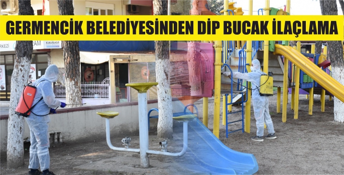 Germencik Belediyesinden Dip Bucak İlaçlama