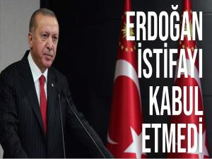 Erdoğan Soylu'nun İstifasını Kabul Etmedi