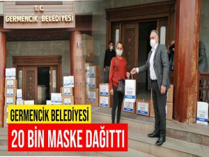 Germencik Belediyesi 20 Bin maske dağıttı