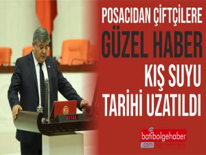 Kış Suyu Tarihi Uzatıldı