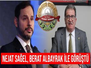 Nejat Sağel, Berat Albayrak ile görüştü.