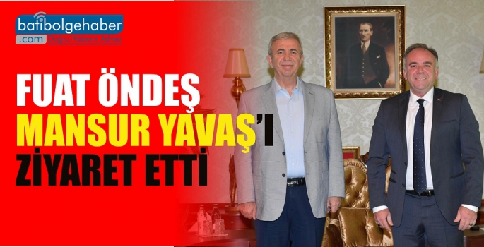 Öndeş, Mansur Yavaş'ı ziyaret etti.