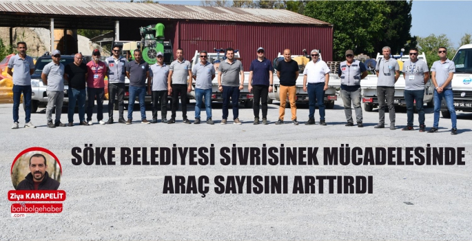 Söke Belediyesi sivrisinek mücadelesinde araç sayısını arttırdı 