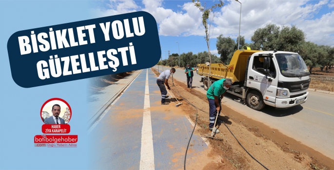 BİSİKLET YOLU GÜZELLEŞTİ