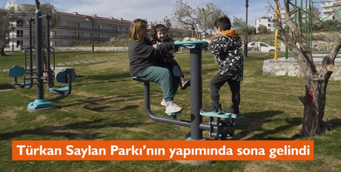 Türkan Saylan Parkı’nın yapımında sona gelindi